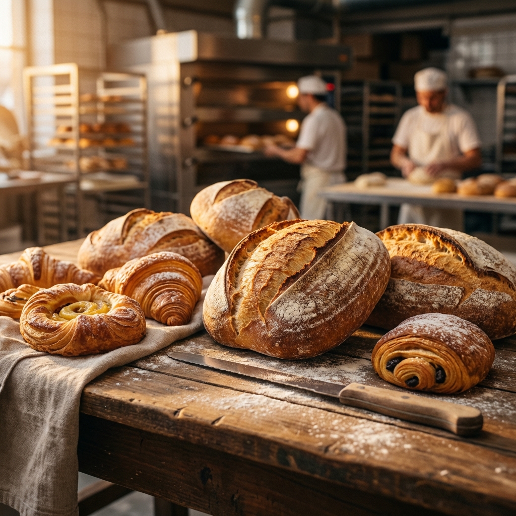 Pan de masa madre rústico a domicilio en Madrid